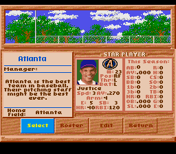 HardBall III screenshot 5 for Sega Genesis